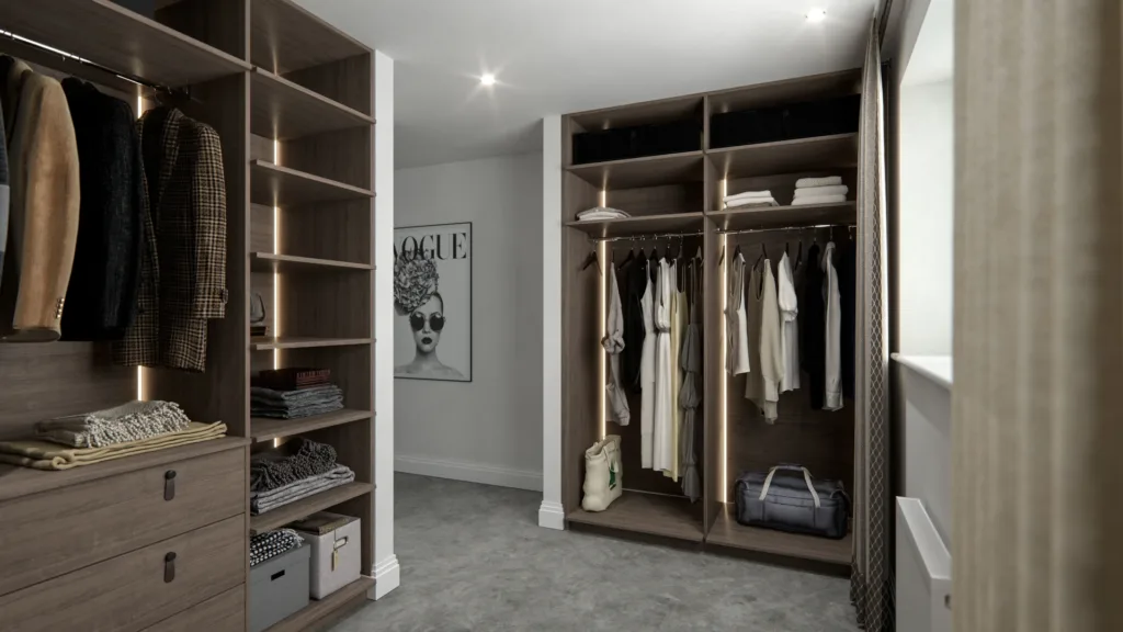 Cromwell House - Bedroom 1 Walk-in Wardrobe