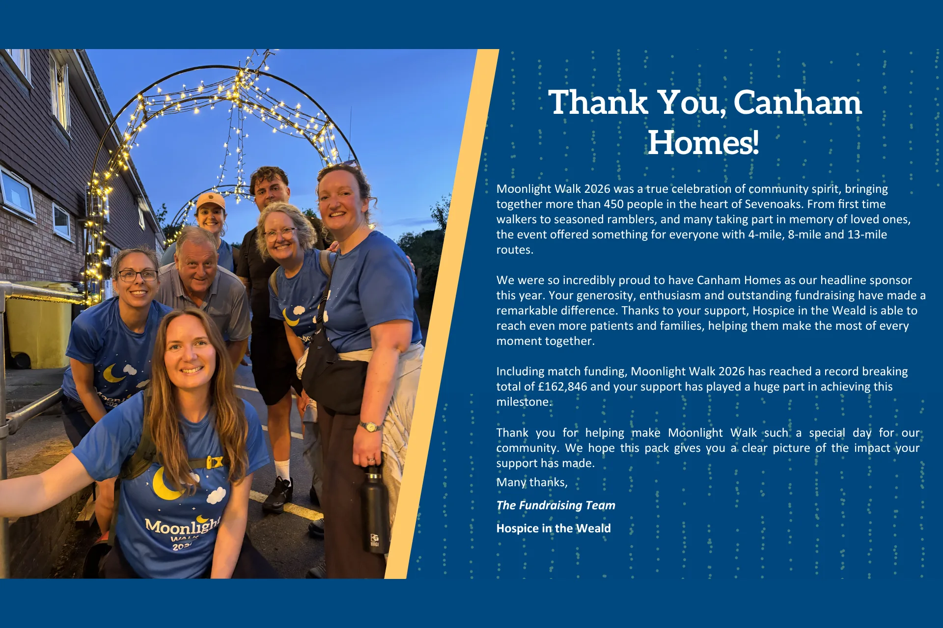 Hospice in the Weald Moonlight Walk 2026